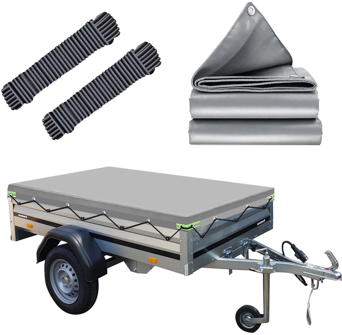 SolidKeus - Waterdichte Trailer Tarpaulin, Ideaal voor Diverse Trailers