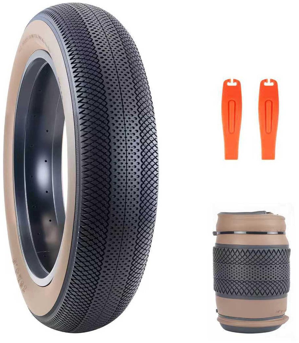 SolidKeus - Vouwbare Fatbikeband 20 x 4.0 Inch voor E-Bikes en Mountainbikes