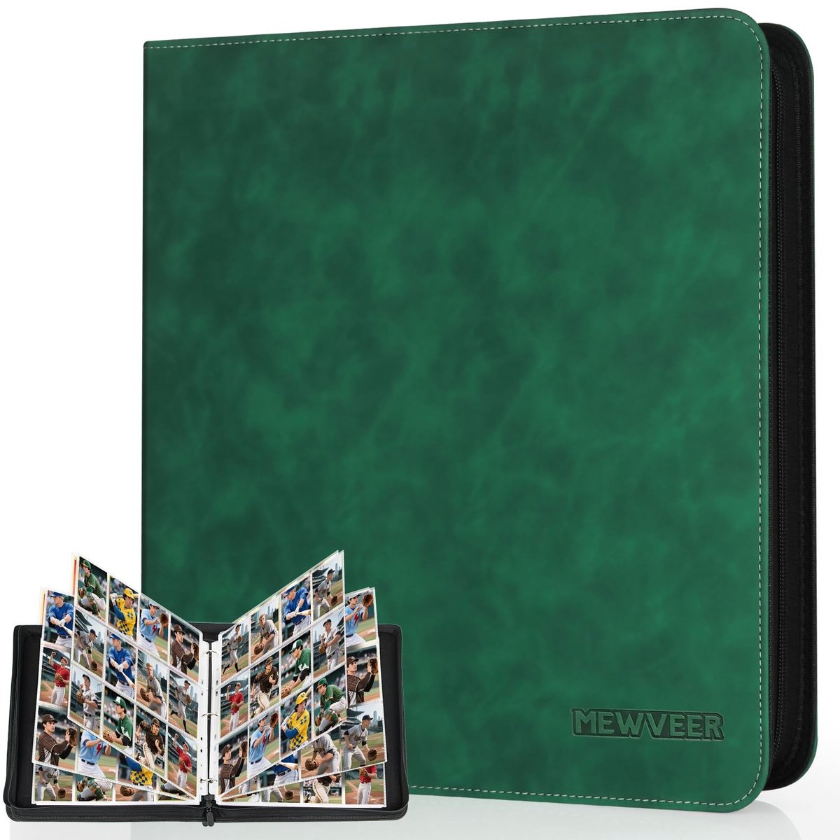SolidKeus - 12 Pockets Kaartfolder voor 960 Kaarten met Ritssluiting