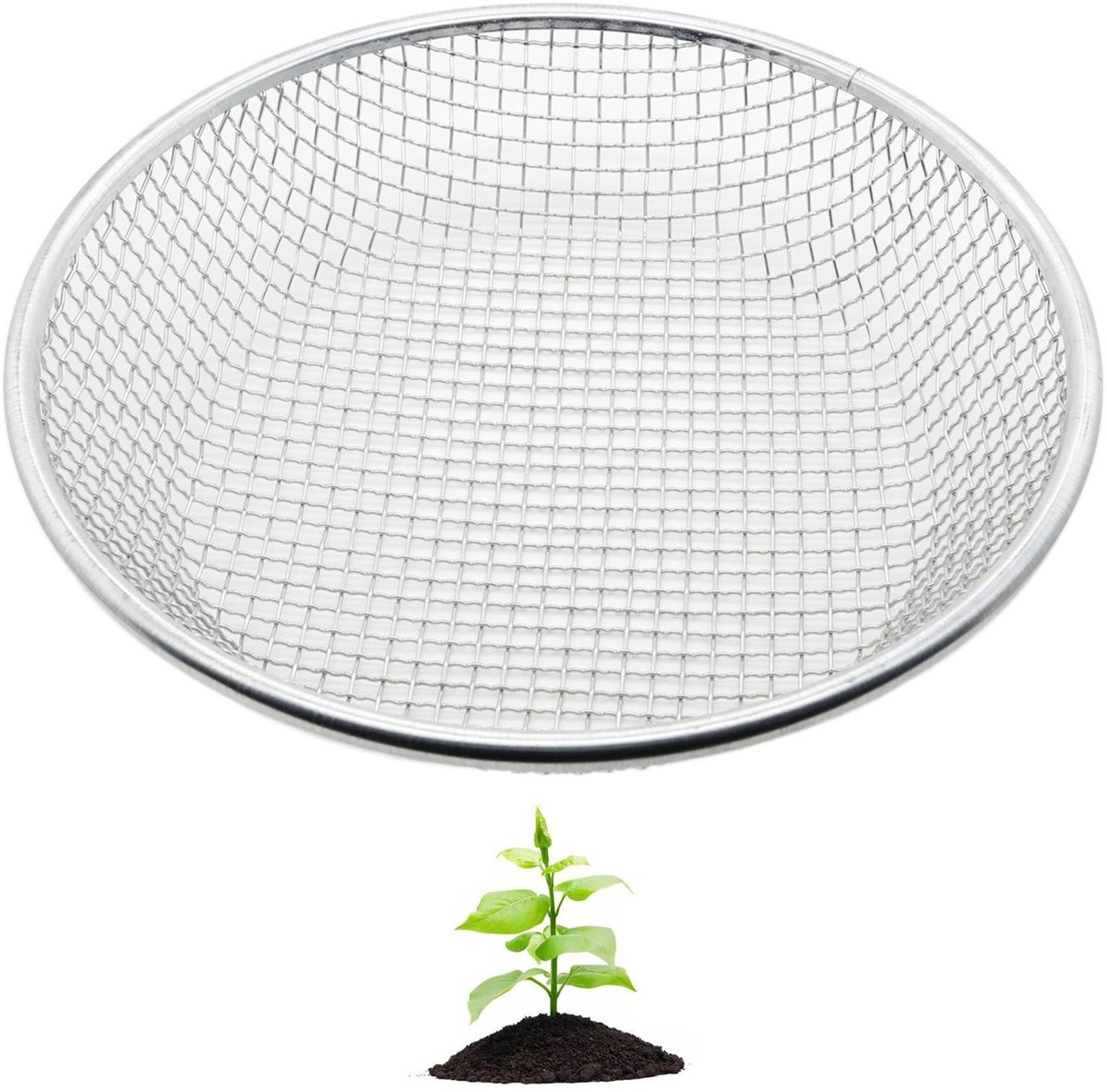 SolidKeus - Tuinsieve 30 cm voor Compost en Grondverwerking