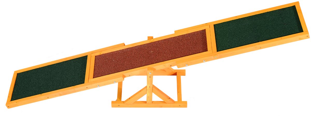 Hondenwip voor behendigheidstraining, antislip, draagvermogen tot 50 kg, 180 x 30 x 30 cm