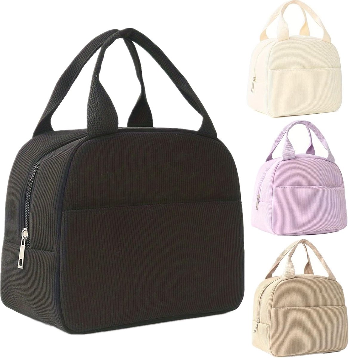 Lunchtas, schattige kartonnen geïsoleerde lunchbox, herbruikbare lunchtassen waterdicht opvouwbare lunchtas voor vrouwen, mannen, kinderen en studenten, reizen, picknick, school