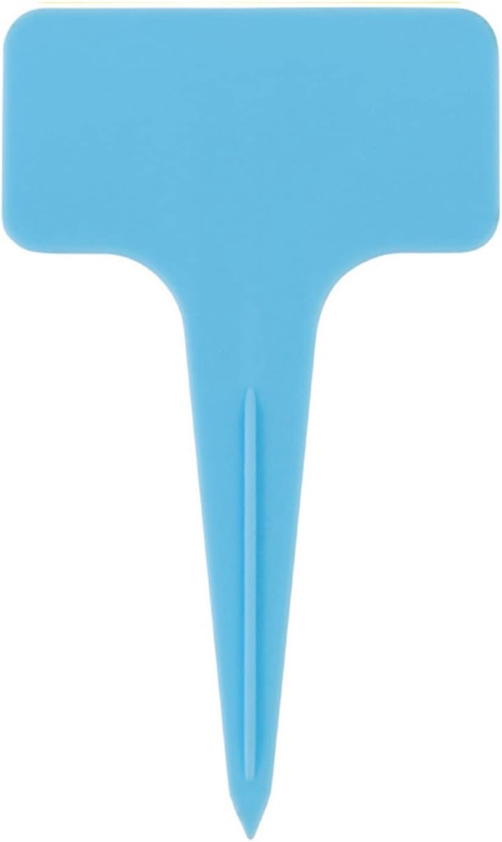 20 Stuks Plastic Plantenlabels, T-vorm Tuinlabels Verdikking Tuinplant Tag Plant Classificatie Sorteerbord Tag Voor Bloem Groenten Kruidenborden(Blauw 20 st)