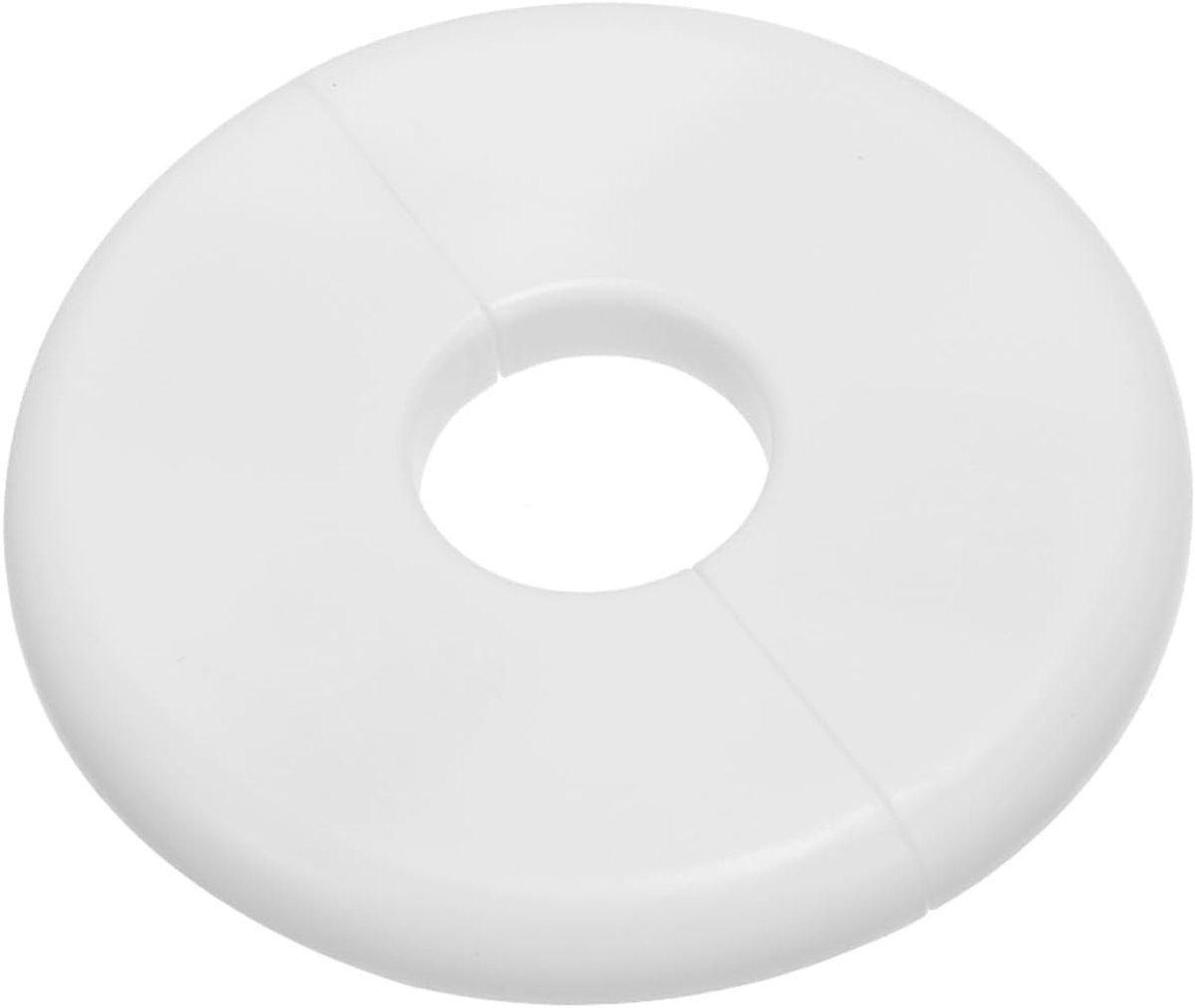 Wandsplitflens 23,5 mm, ABS ronde zelfklevende rozet plaat gespen, waterpijphoes voor keuken, badkamer, arm, pijpkraan, decoratie, wit