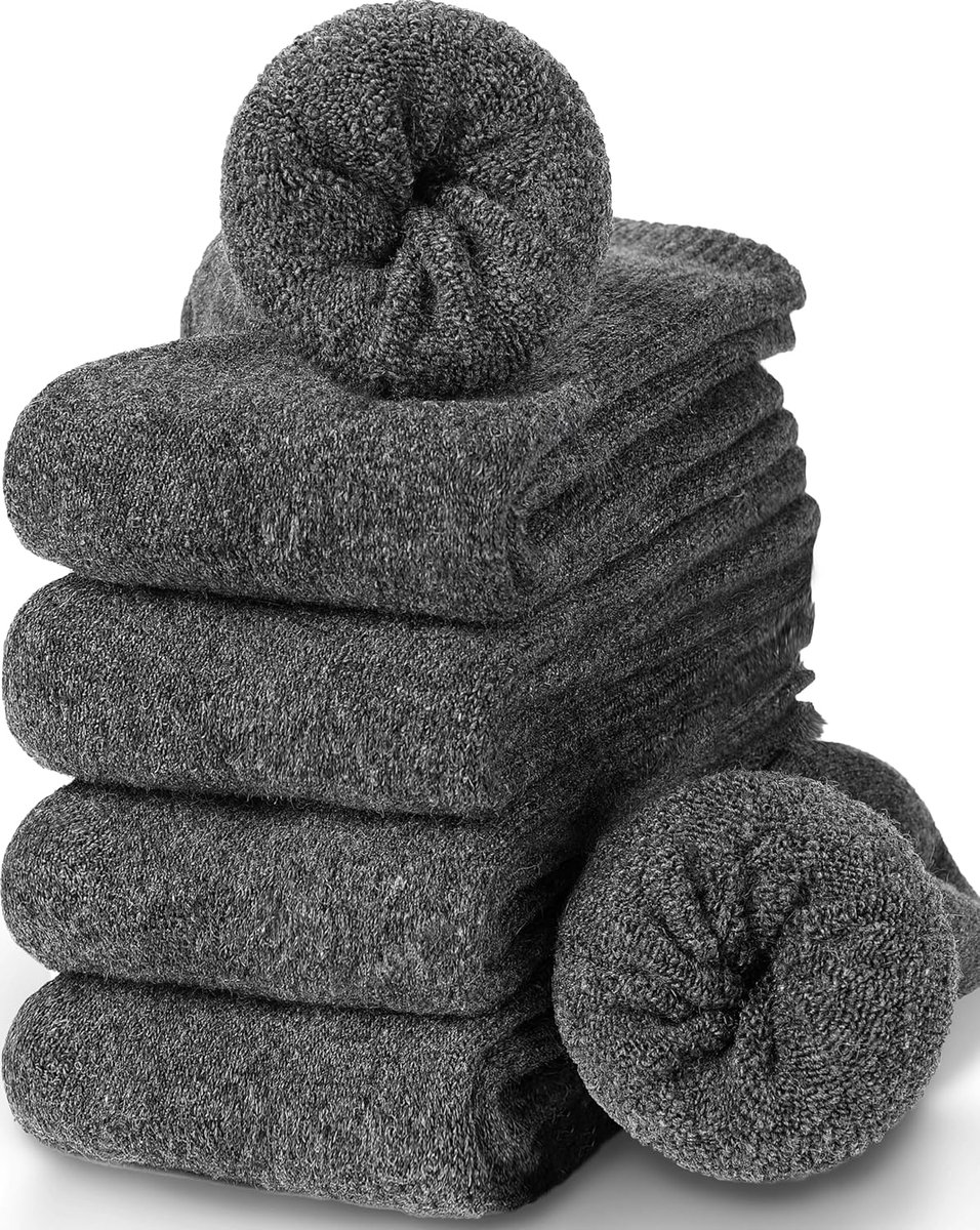 Sokken Thermosokken Warm Dikke Wandelsokken Ademend Wol Sokken Wintersokken 5 Paar