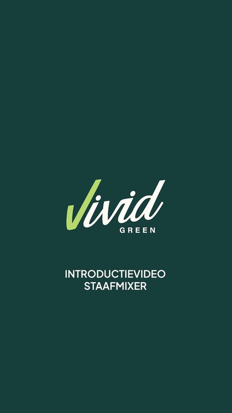 Vivid Green Staafmixer - Inclusief Hakmolen, Garde, Melkopschuimer & Maatbeker - Mat Zwart