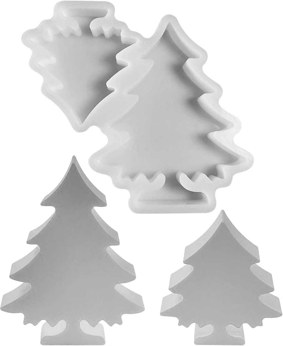 Vormen gietvormen Kerstmis, siliconen vorm kerstboom siliconen vorm Kerstmis siliconen vorm dennenboom gips om te gieten gietvormen siliconen kerstboom gietvorm Kerstmis (A)