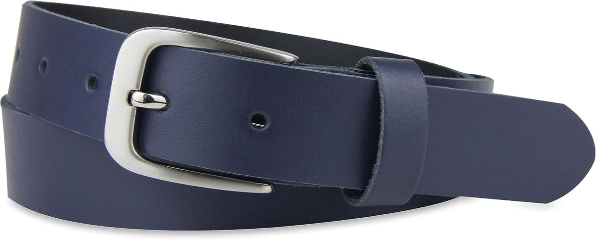 Lederen riem, 3 cm breed, keuze uit verschillende kleuren