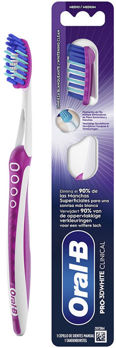 Oral-b pro-3d white clinical whitening cleaning - Tandenborstel