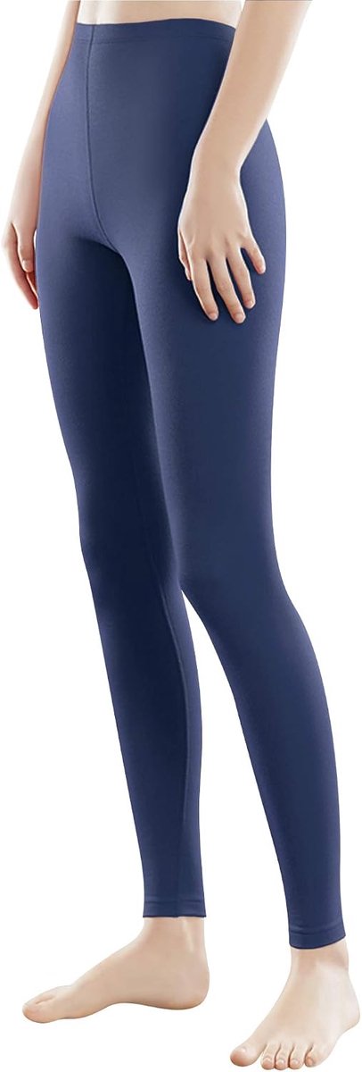 1/3er Lange dameslegging, kleurrijk, met hoge taille, slimfit, fitnessbroek, sport, van katoen 4108VA