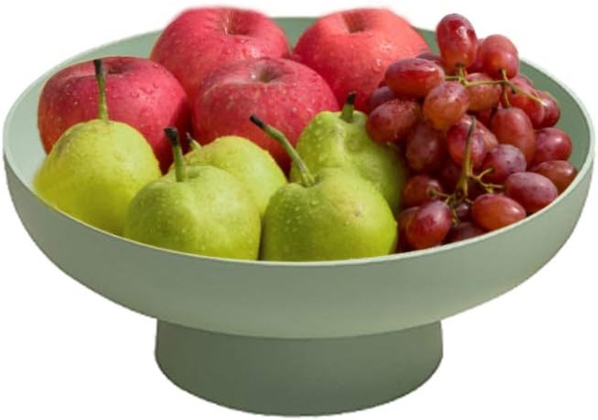 Aanrecht Fruitschaal - Fruitmand - Groene Fruitkommen - Houdt Fruit en Veg Vers - Fruitstandaard met Kommen