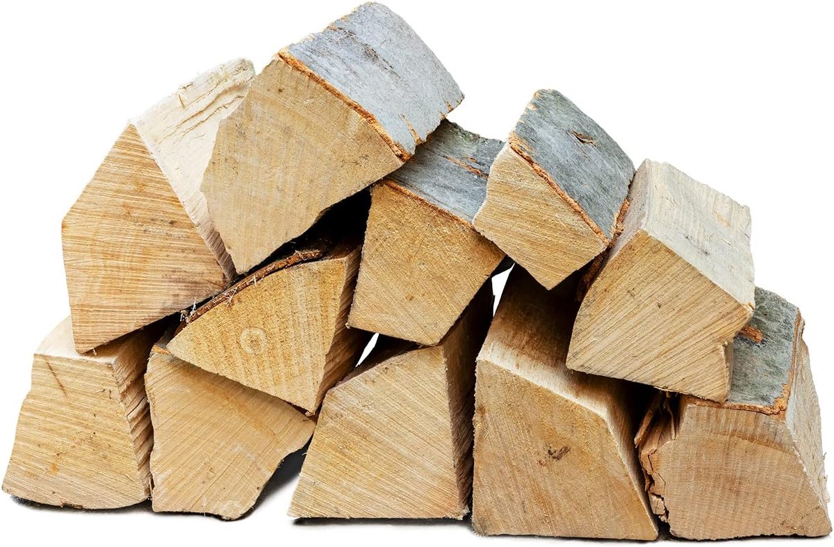 10 kg, voor oven en open haard, vuurschaal, vuurkorf van beukenhout, 25 cm flameup