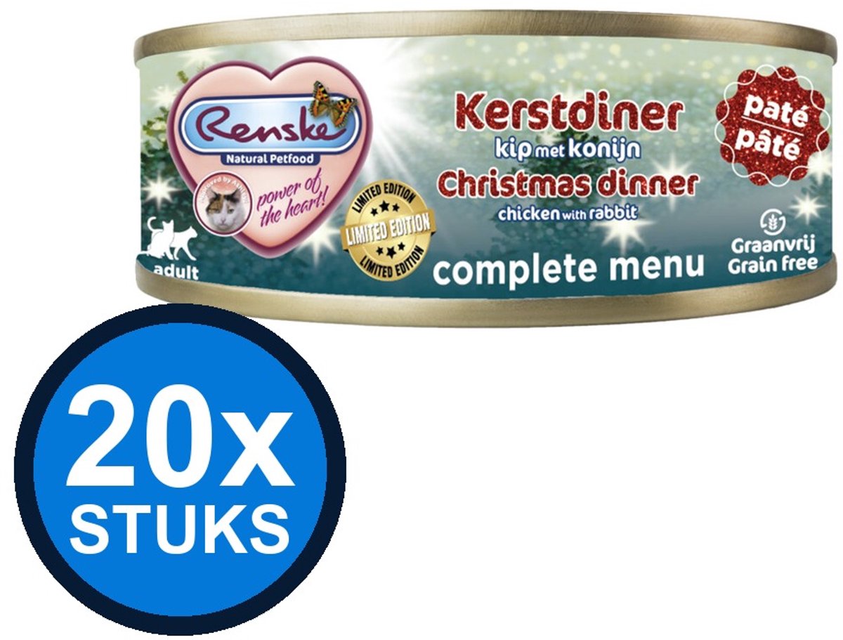 Renske Renske vers kat kerstdiner limited 70gr