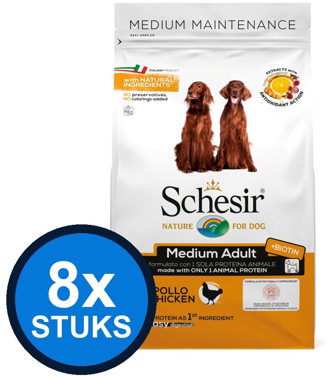 Schesir Schesir hond dry maintenance toy kip 800gr