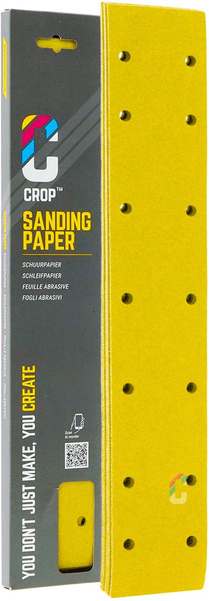 CROP GoldX Schuurstroken korrel 150 - 70x420mm - 10 stuks