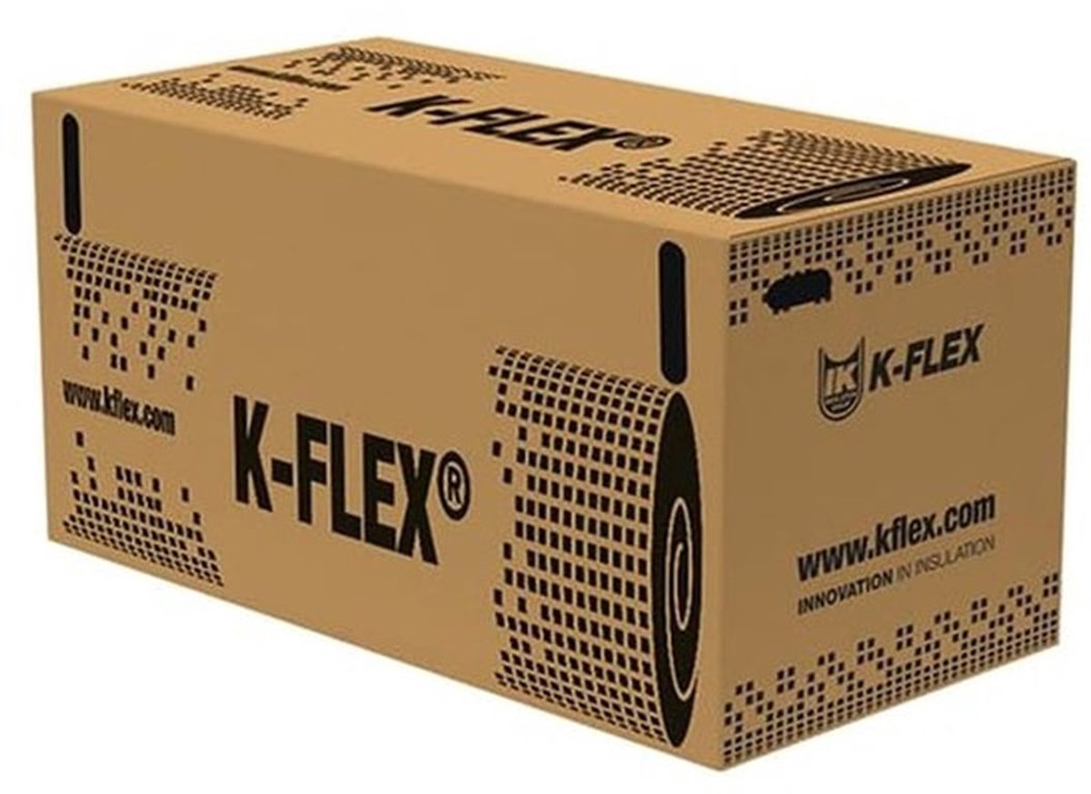 Rubberenen Plaat - Zelfklevend - 25 mm - 8 m² - Flexibel Isolatiemateriaal - Brandreactieklasse B-S3, D0