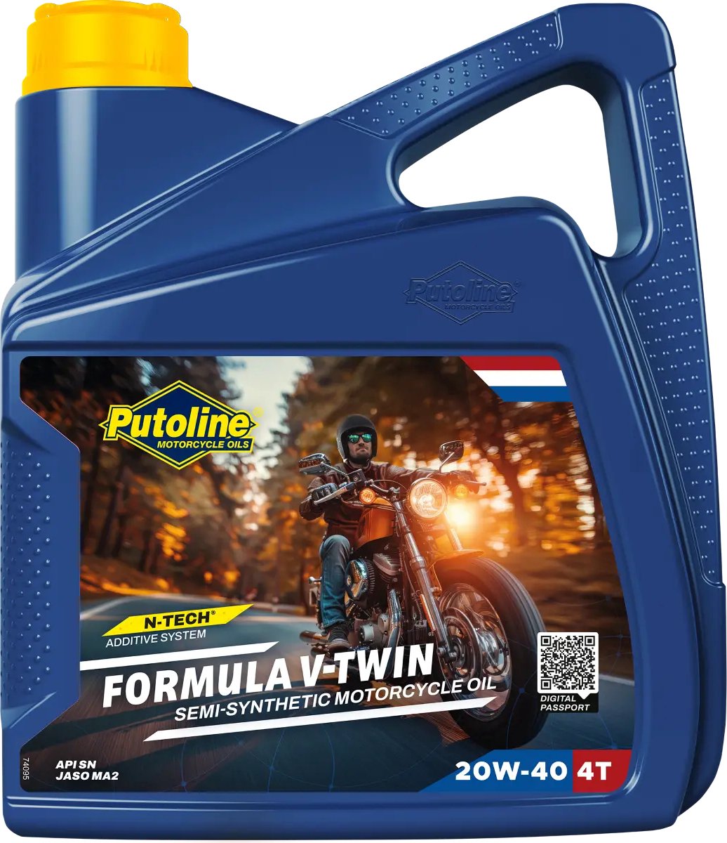 Putoline Formula V-Twin 20W40 olie 4T 4 liter