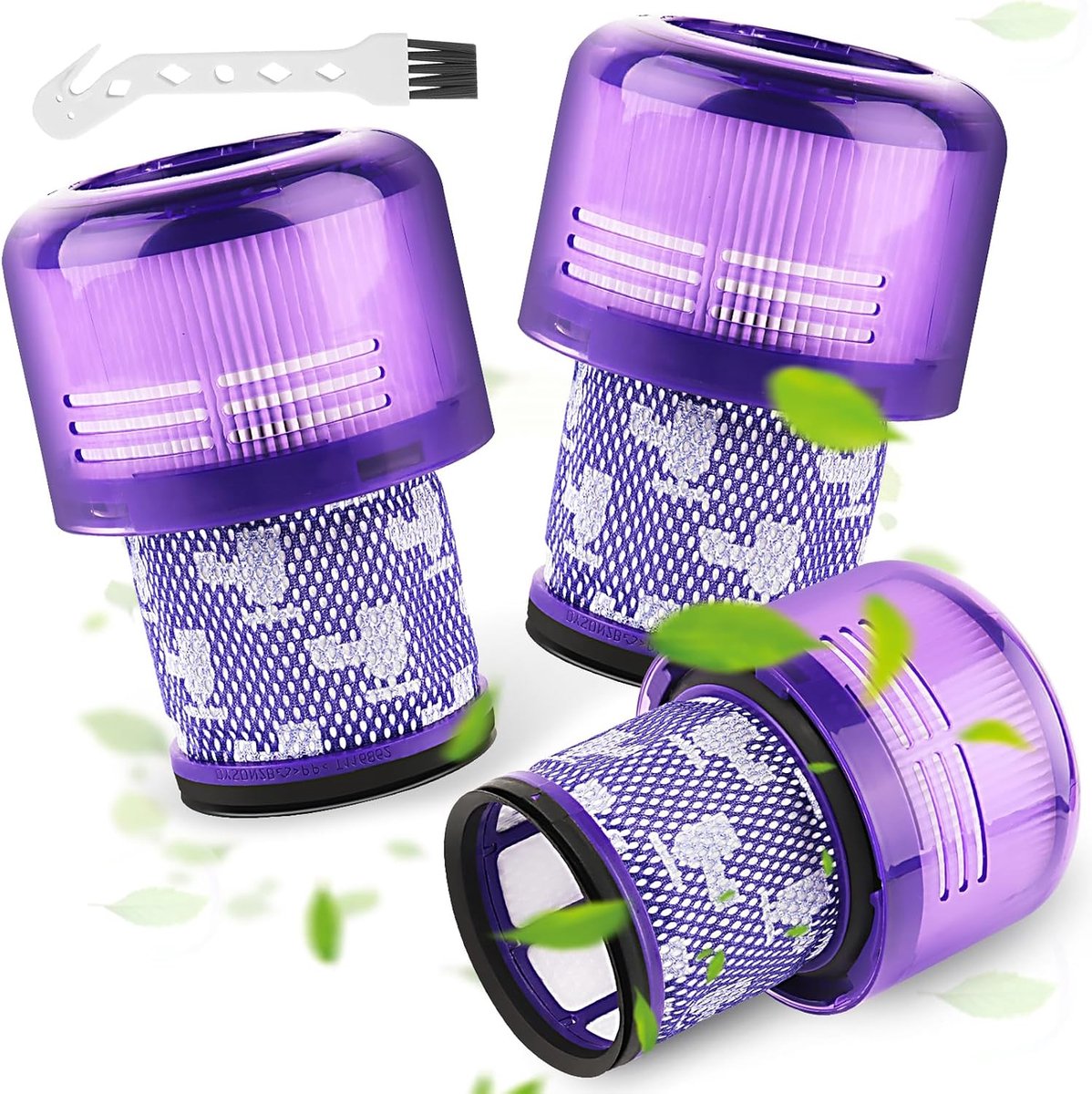Filter voor Dyson V11, 3 stuks filters voor Dyson V11 V15 SV14 SV17 SV22 Detect Animal Absolute Extra Pro Torque Drive accustofzuiger, vervangt # DY-970013-02