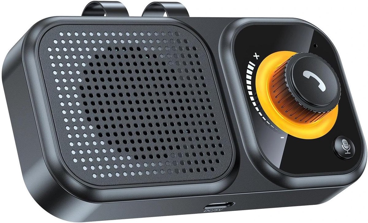 Handsfree voor auto, Bluetooth 5.3 handsfree Car Kit voor Siri Google Assistant