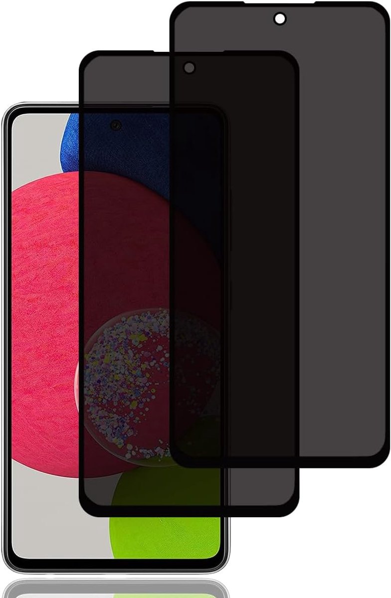 Screen Protector voor Samsung Galaxy A52 5G/4G/Galaxy A52S, 2 stuks | anti-spy gehard glas film, 9H hardheid, krasbestendig, anti-vingerafdruk, hoge gevoeligheid, anti-spy schermbeschermer