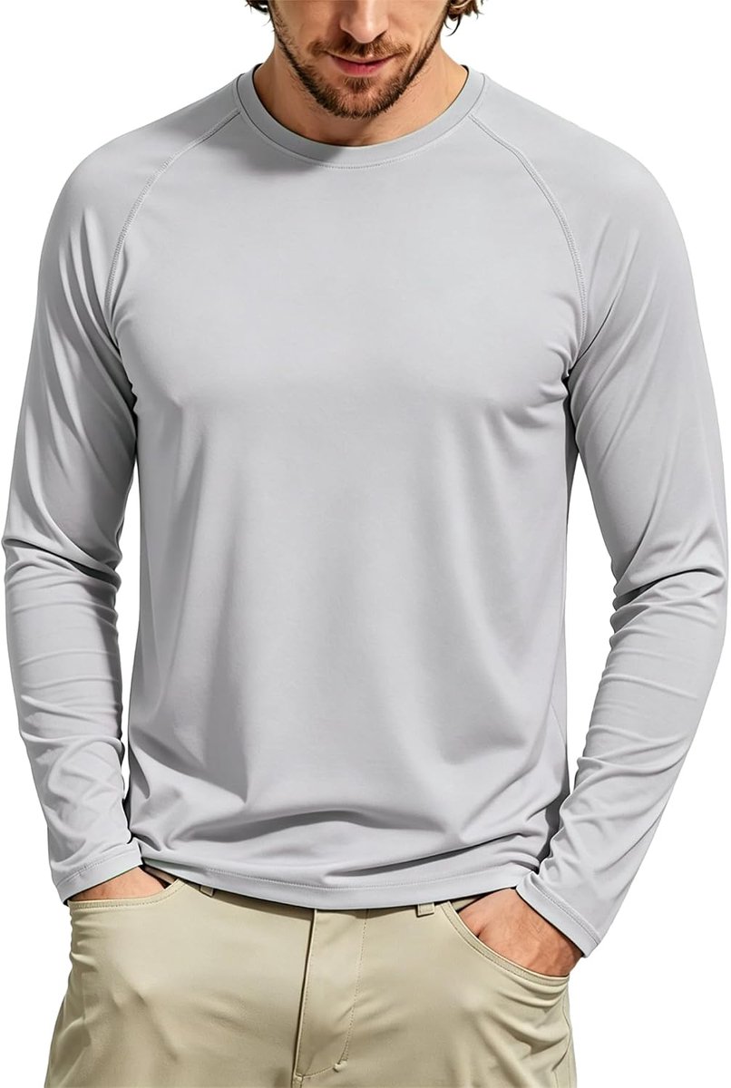Rashguard Zonbescherming Zwemshirt Sneldrogend Functioneel T-shirt Surfen Vissen Hiking Top