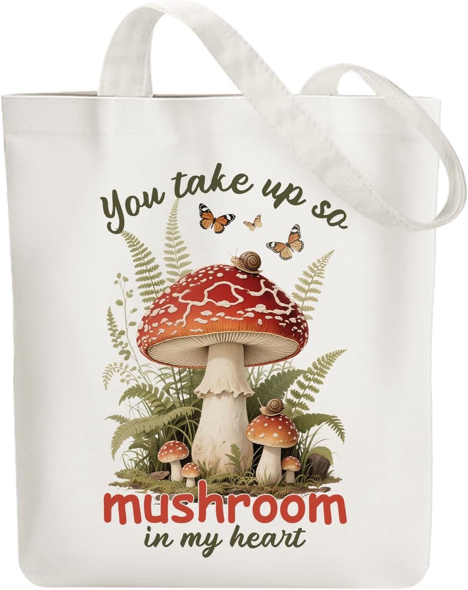 Herbruikbare Katoenen Tas voor Vrouwen, Duurzame en Opvouwbare Doek Schoudertassen met Rits Zakken voor Winkelen, Vakantie, Werk, Gym