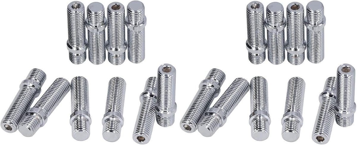 Wielmoer Adapter voor Conversie van Wielen, Gegalvaniseerd, Roestpreventie, M12*1.25-M12*1.5, Duurzaam en Betrouwbaar
