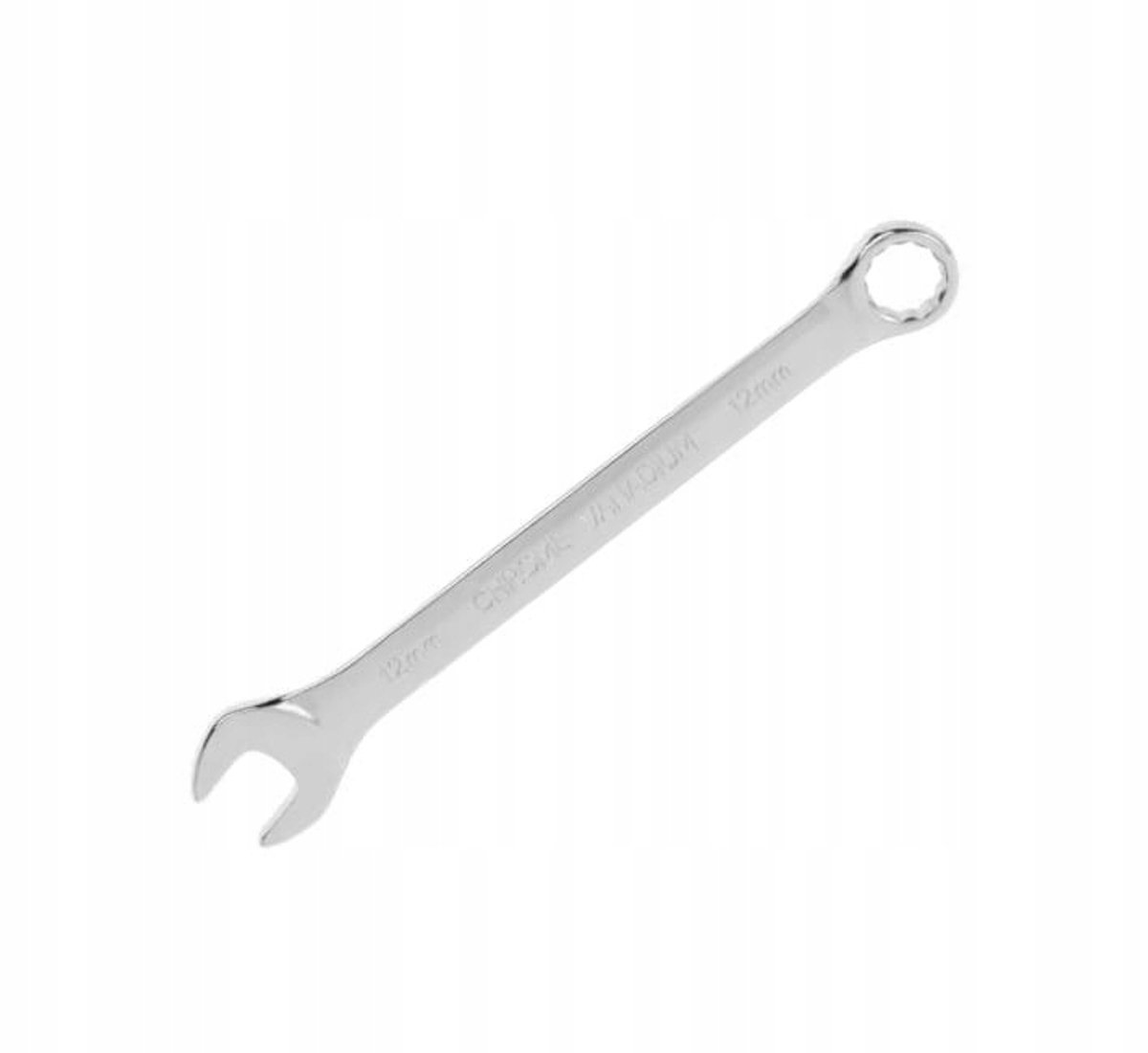 Ringsleutel 12 mm, 160 mm lang - Chroom-vanadiumstaal
