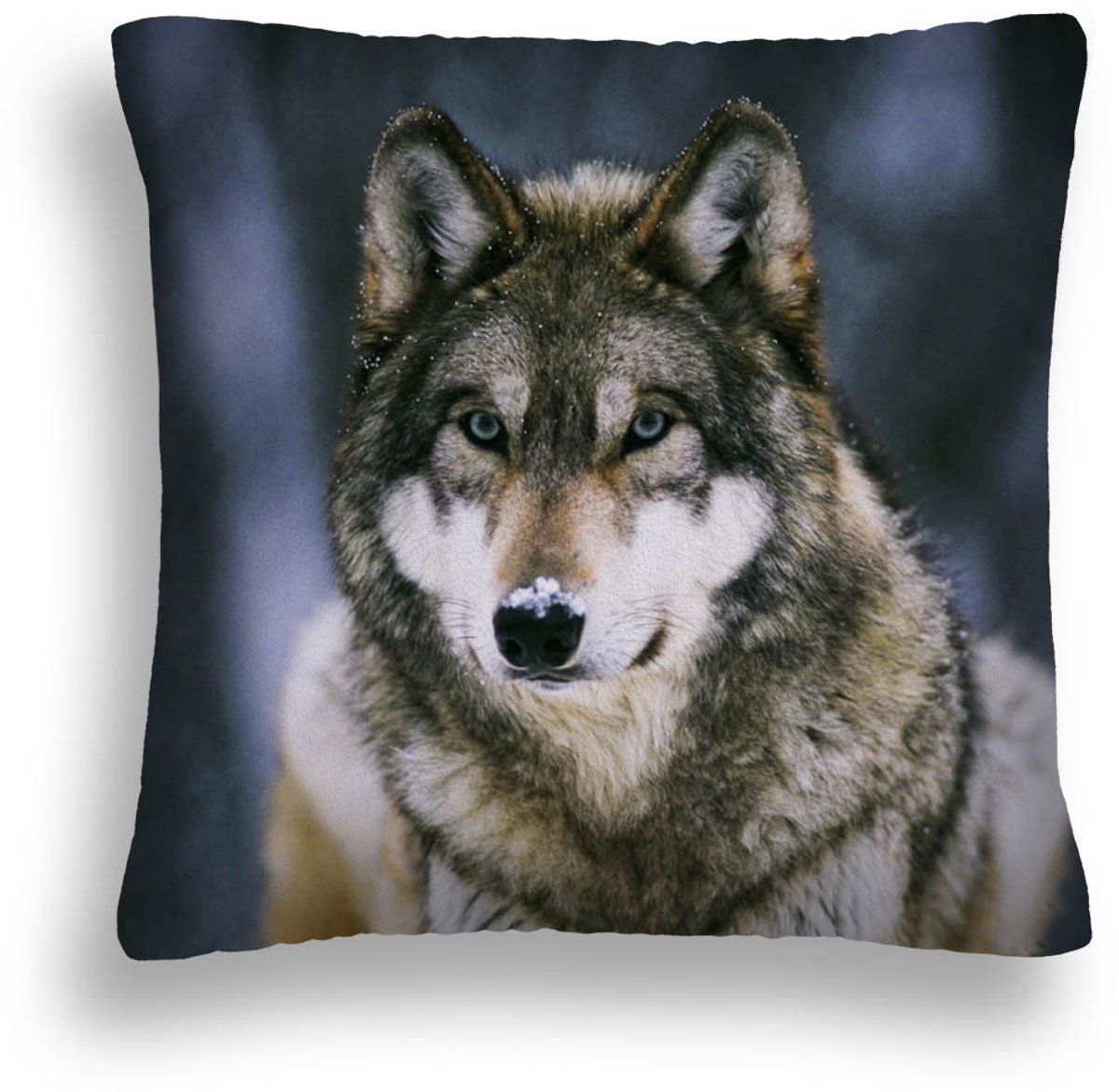 Decoratieve Kussen 50x50 cm met Wolf Design - Inclusief Vulling