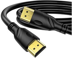 4K HDMI-kabel 5m/16.5FT-Jorenca (HDMI 2.0,18Gbps) Ultra High Speed Vergulde connectoren, Ethernet Audio Return, Video 4K, FullHD1080p 3D Compatibel met Xbox Arc PS3 PS4 PS9 PC HDTV
