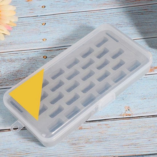 Spoel Case, Plastic Opbergdoos 28 Slots voor Craft Gebruik — afbeelding 3
