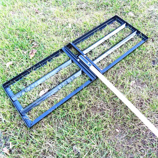 Handmatige egalisatiehark 120x30cm - Stevig - Nieuw — afbeelding 3