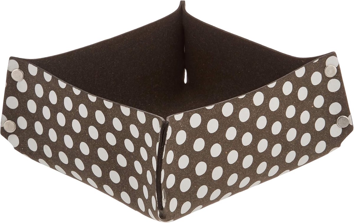 Opbergmand, Recycled Leer, Medium
