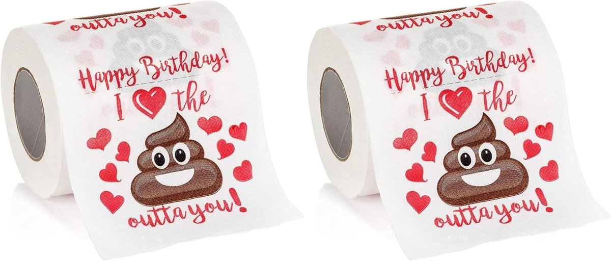 Toiletpapier, Happy Prank toiletpapier, Happy Birthday toiletpapier