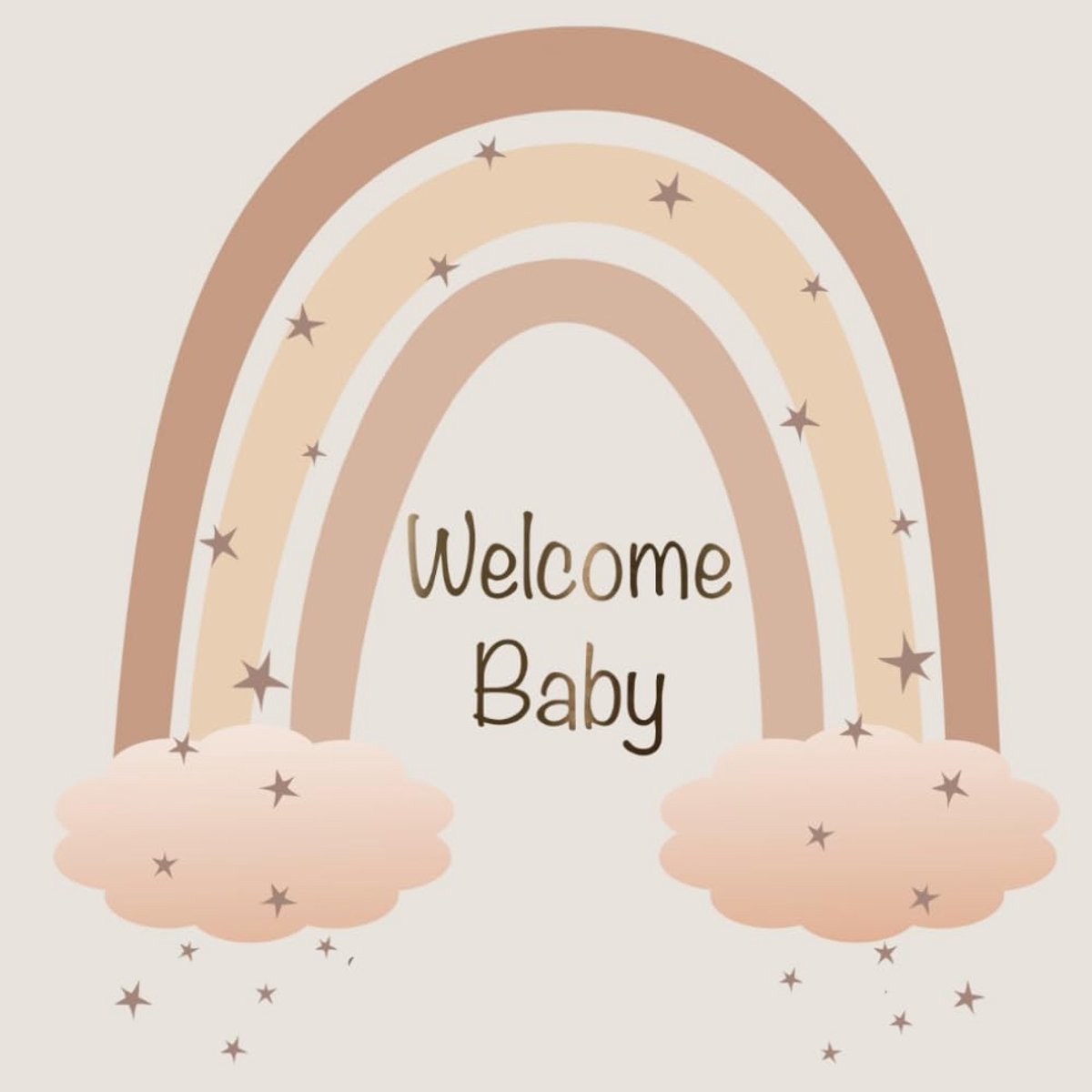 Baby guest book babyshower guestbook gold beige gift expectant parents for birth: 80 blank pages 8.25 x 8.25 inches