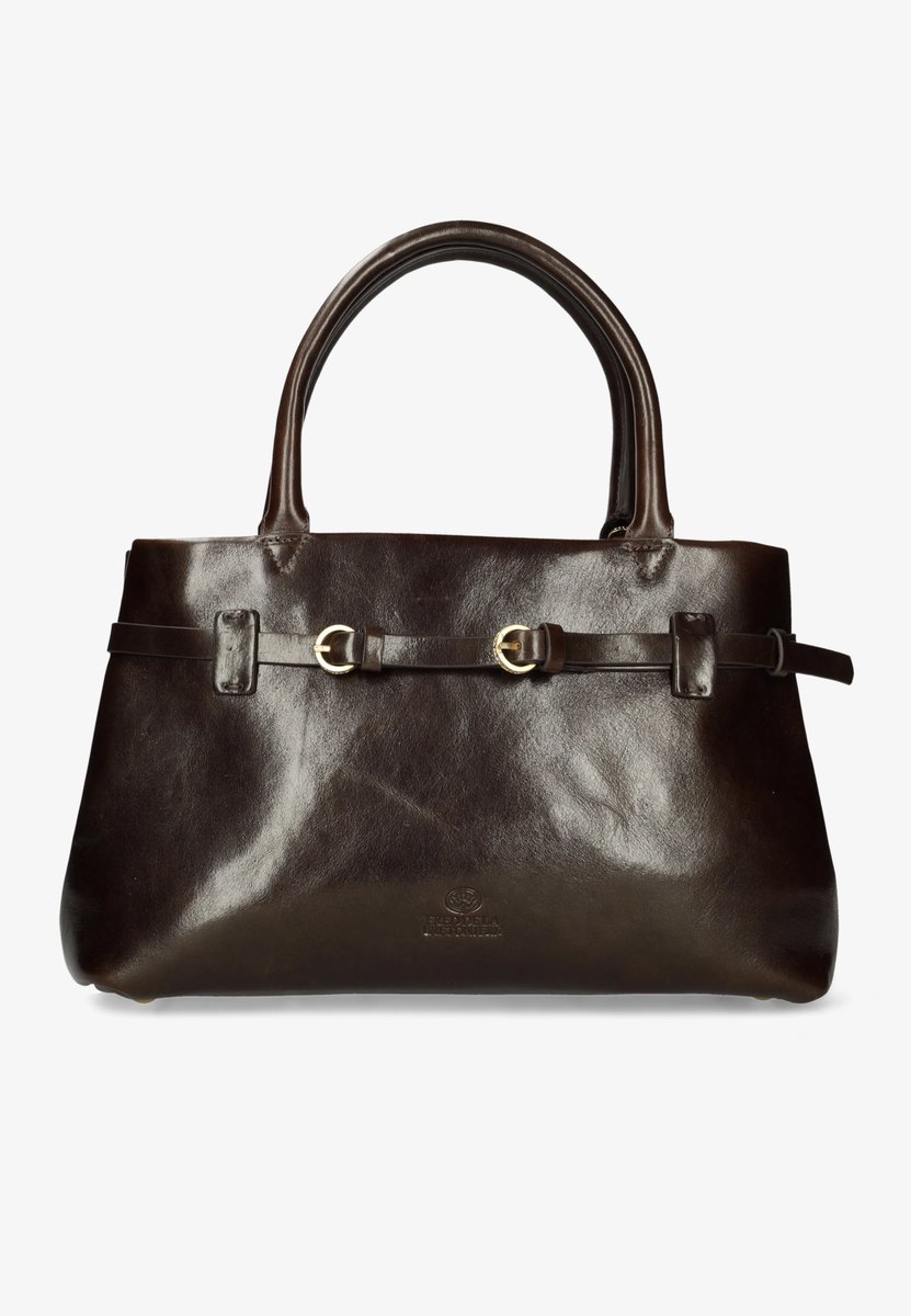 Fred De La Bretoniere - MAE HANDBAG Leather Dark Brown - Maat One Size