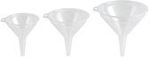 Ensemble d' Entonnoirs grand transparent 3 pièces - Articles / fournitures de Cuisine/ camping - 12, 14 et 16 cm