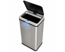 Eurocatch Prullenbak 60 L - Automatische Sensor - RVS