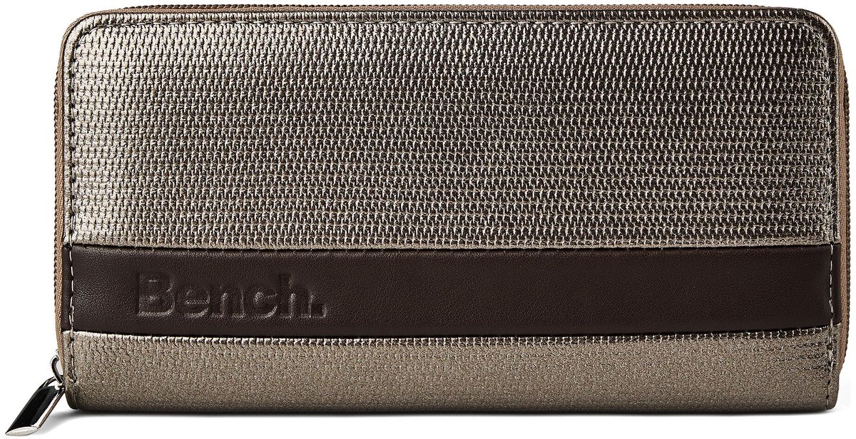 Bench Portemonnee 19 cm - Dames - Horizontaal - taupe