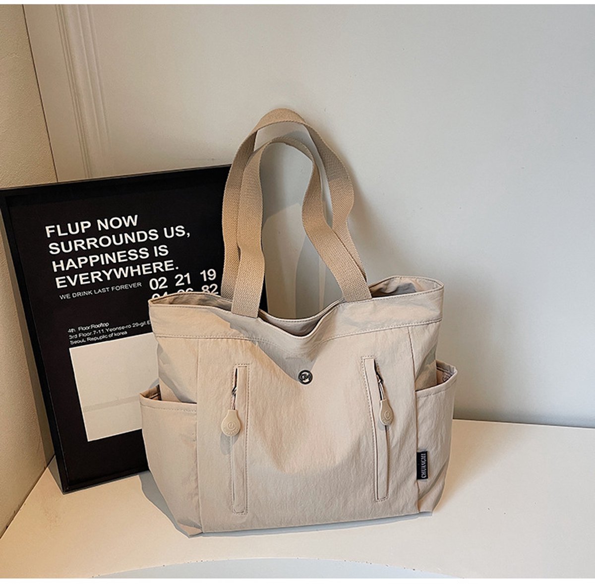 casalora – Nieuwe modieuze casual totebag 2026 – Schoudertas met grote capaciteit – Handtas – Canvas