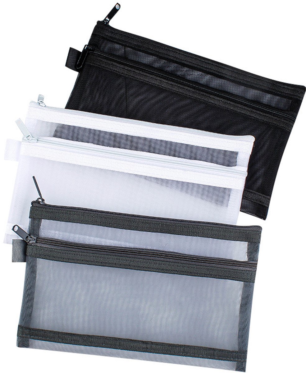 Etui - Pennenetui - Pennenzak - Schoolspullen - Schooletui - Schoolspullen - Schooletui - Horizontale opening - Voor Volwassenen en Kinderen - 12 × 21.5 cm
