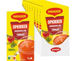 MAGGI Opkikker Drinkbouillon Tomaat - 8 doosjes x 7 zakjes - Voordeelverpakking