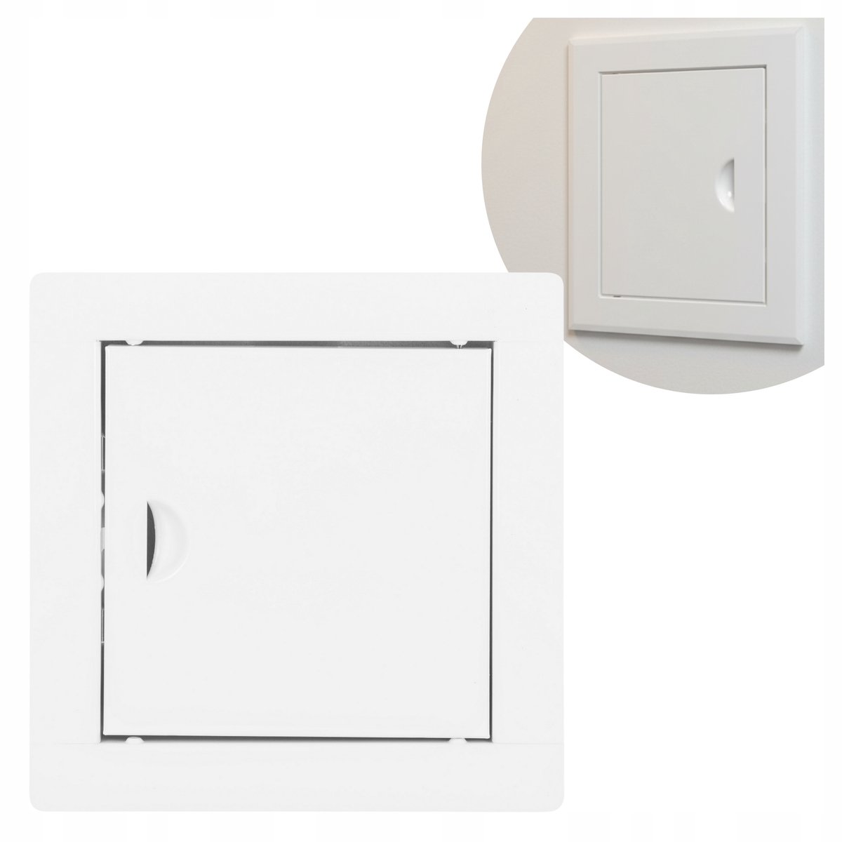 Witte ABS Inspectieluik 30x30cm - Esthetisch en Duurzaam