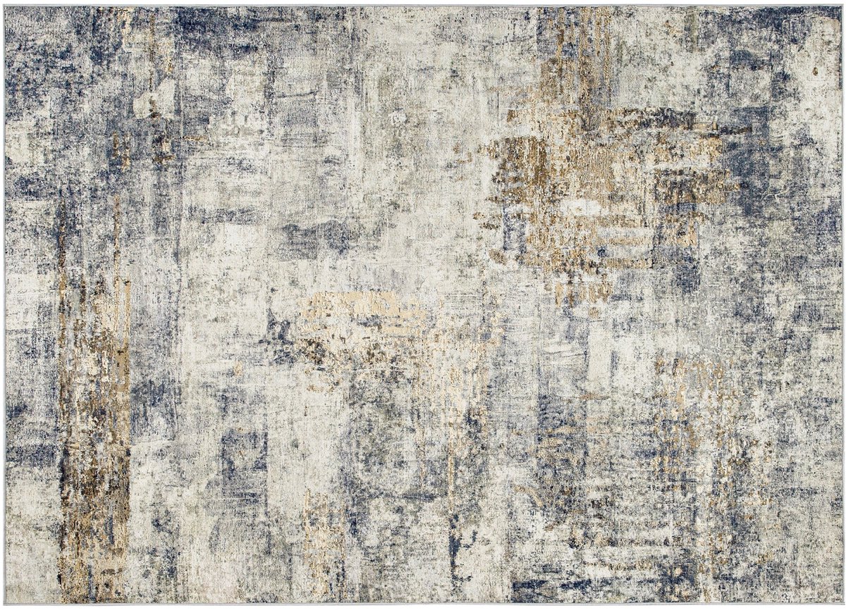 HOMCOM Rug-Polyester-230L x 160B x 1H cm-Grau