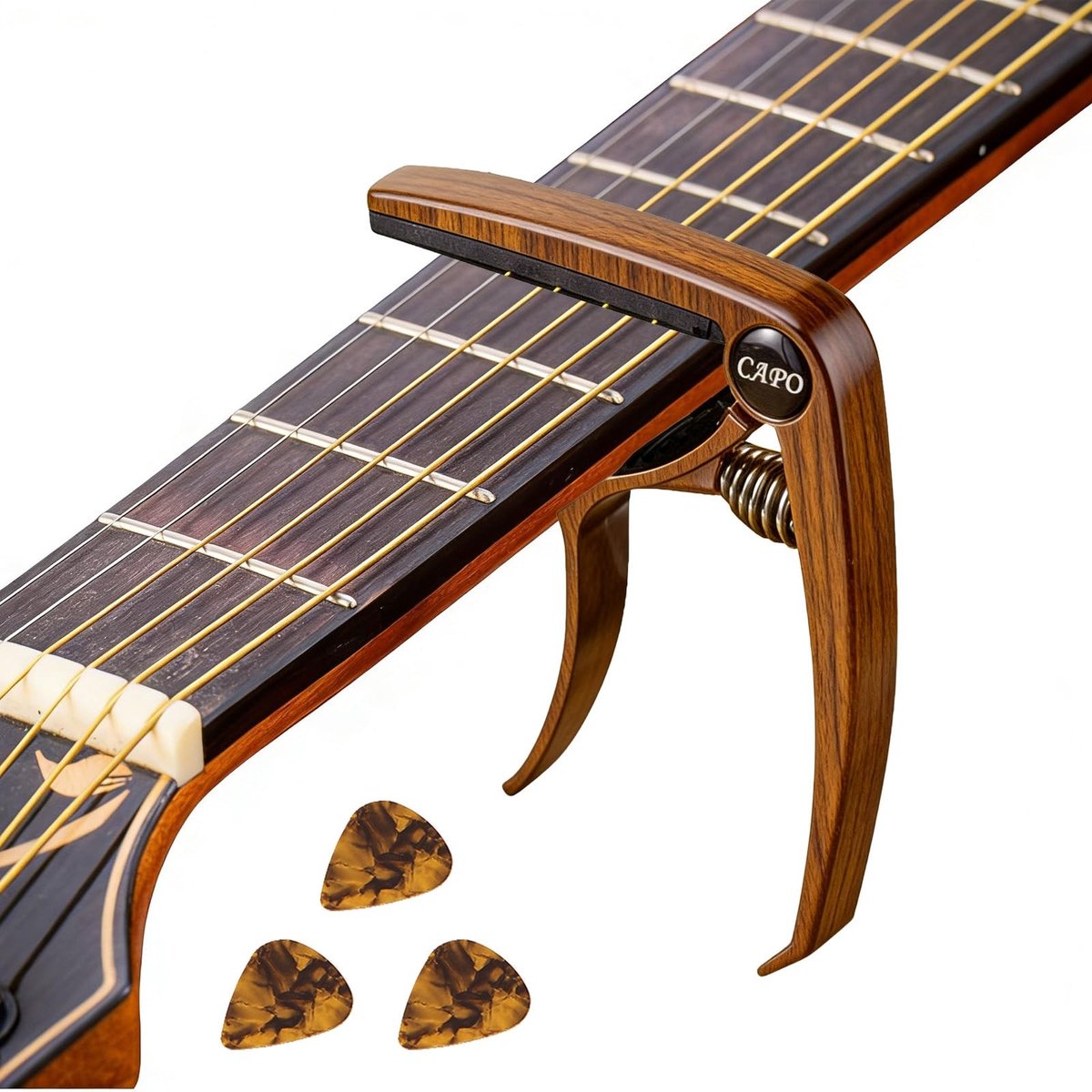 SolidKeus - Akoestische Gitaar met 3 Plectrums voor Beginners