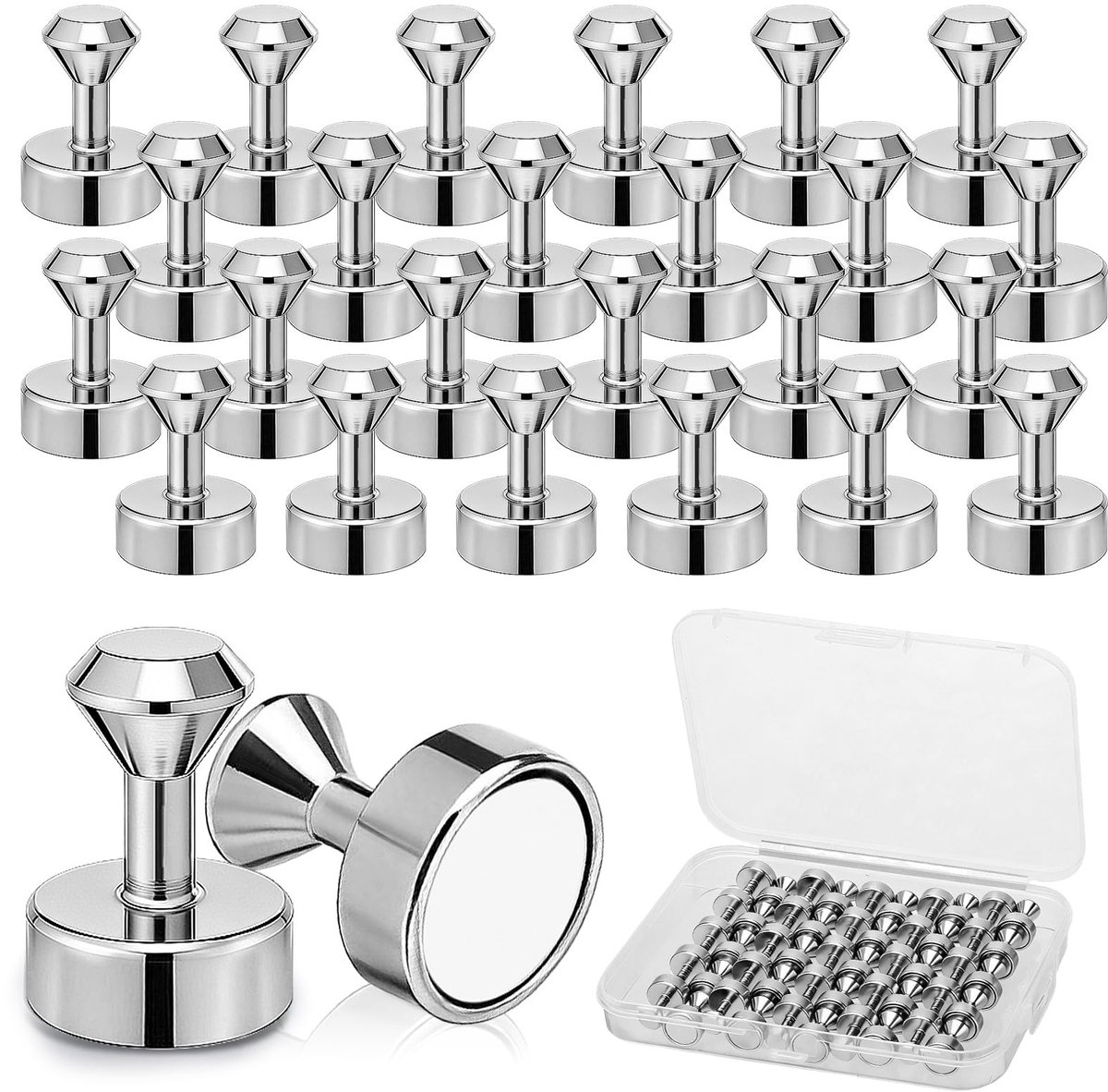 Omgoods - Set van 50 Extra Sterke Neodymium Magneten