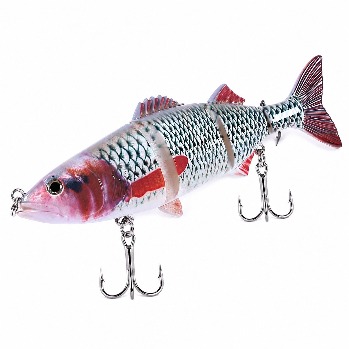 S&D | Grote Swimbait - 24 cm - 140 g - Rood - XL Snoek Kunstaas