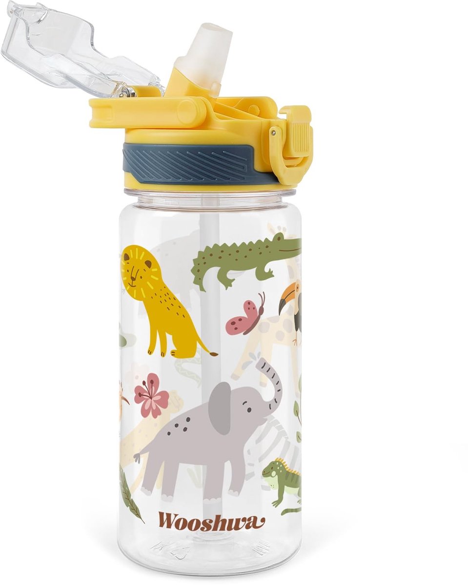 Omgoods - Kinderdrinkfles 480 ml - Jungle Dieren