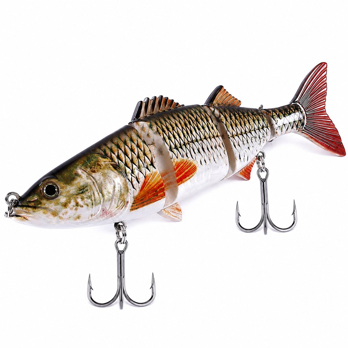 S&D | Grote Swimbait - 24 cm - 140 g - Bruin - XL Snoek Kunstaas