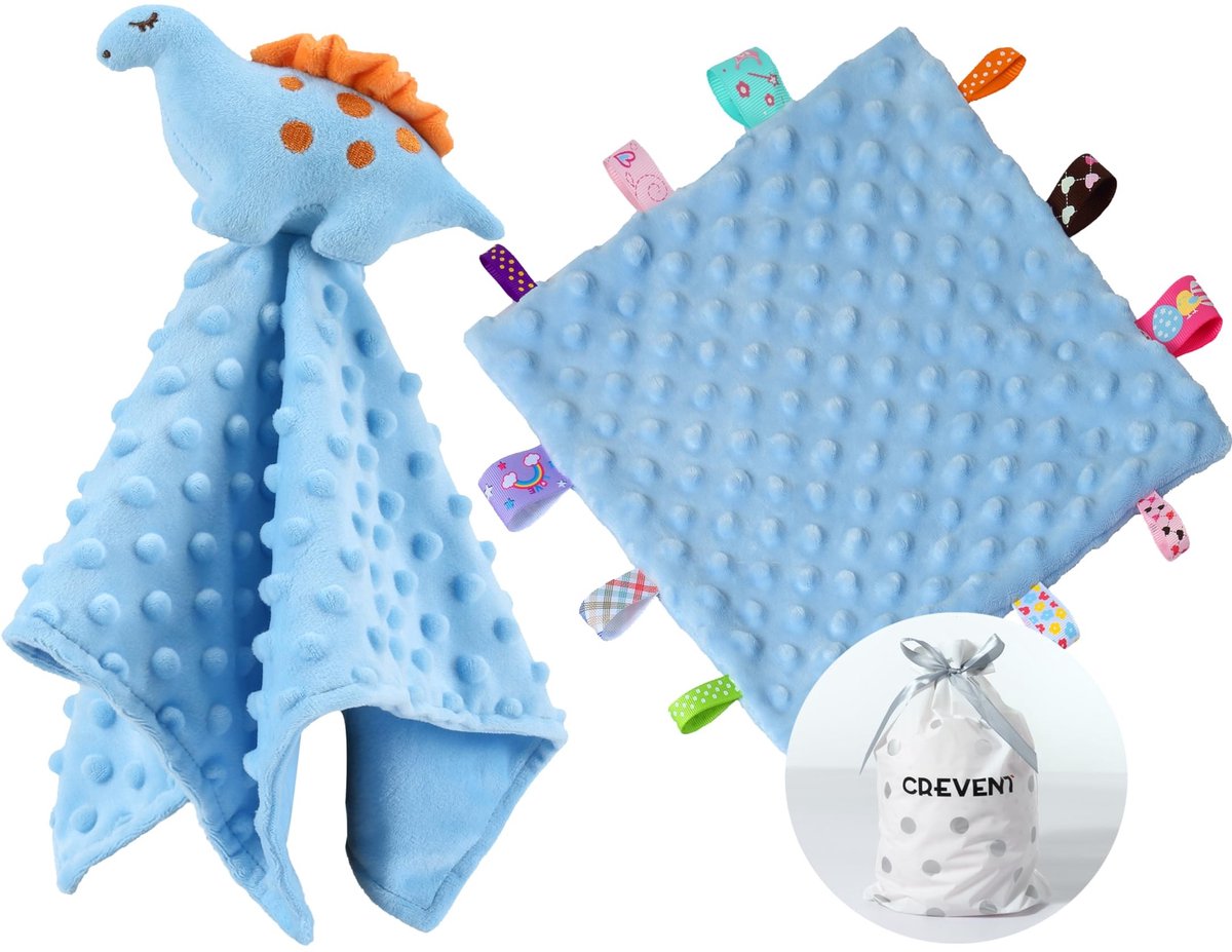Omgoods - Knuffelbare Babydeken met Dinosaurus Motief